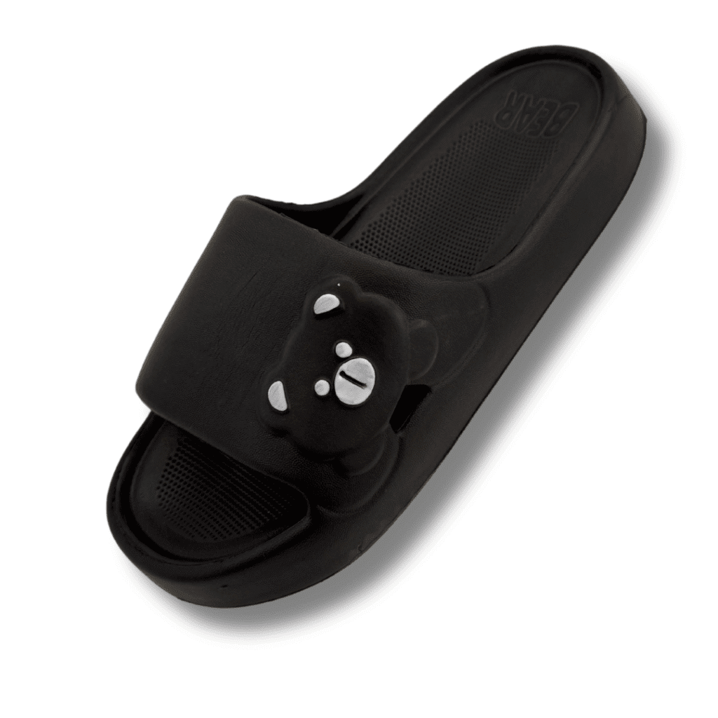 chanclas de oso negro hombre