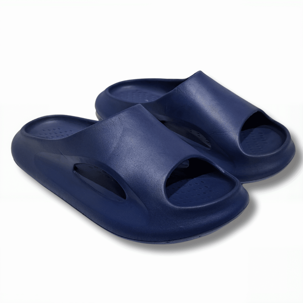 chanclas transpirables hombre azul