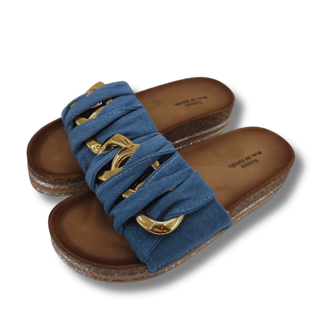 sandalias planas vaqueras mujer vaquero