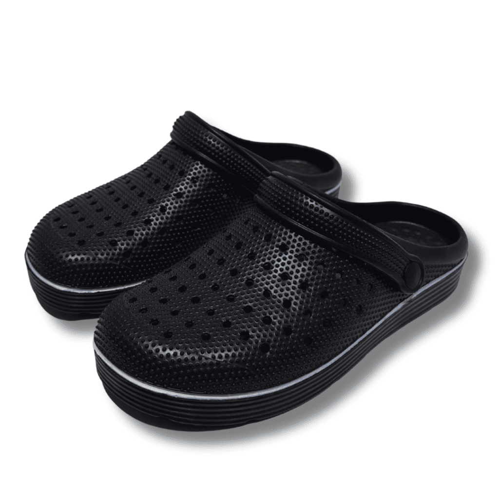 zuecos mujer ligeros transpirables negro